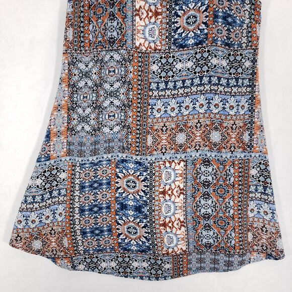 Lulus Dress Womens Extra Small Multicolor Southwestern Boho Keyhole Back Mini - Picture 3 of 15